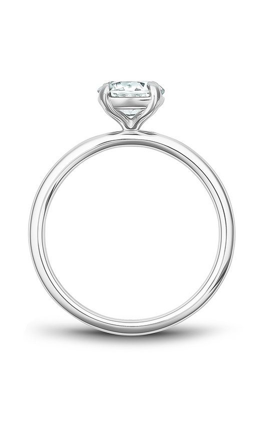 Platinum Solitaire Round Engagement Ring