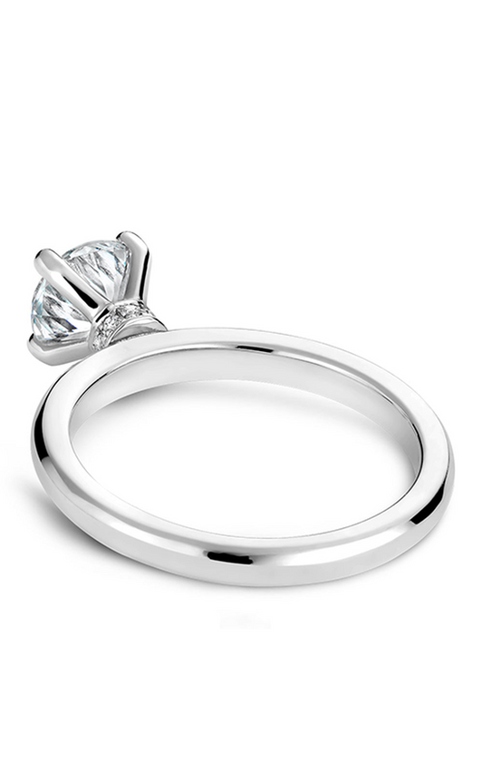 Platinum Solitaire Round Engagement Ring