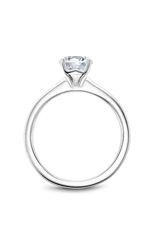Platinum Solitaire Round Engagement Ring