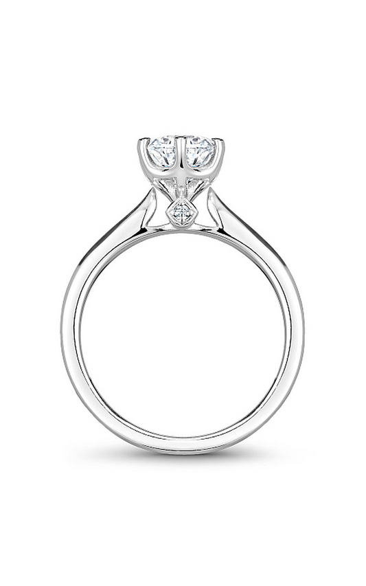 Platinum Solitaire Round Engagement Ring