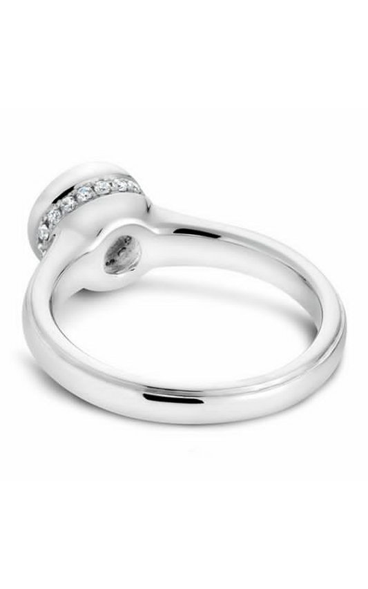 Platinum Bezel Solitaire Round Engagement Ring