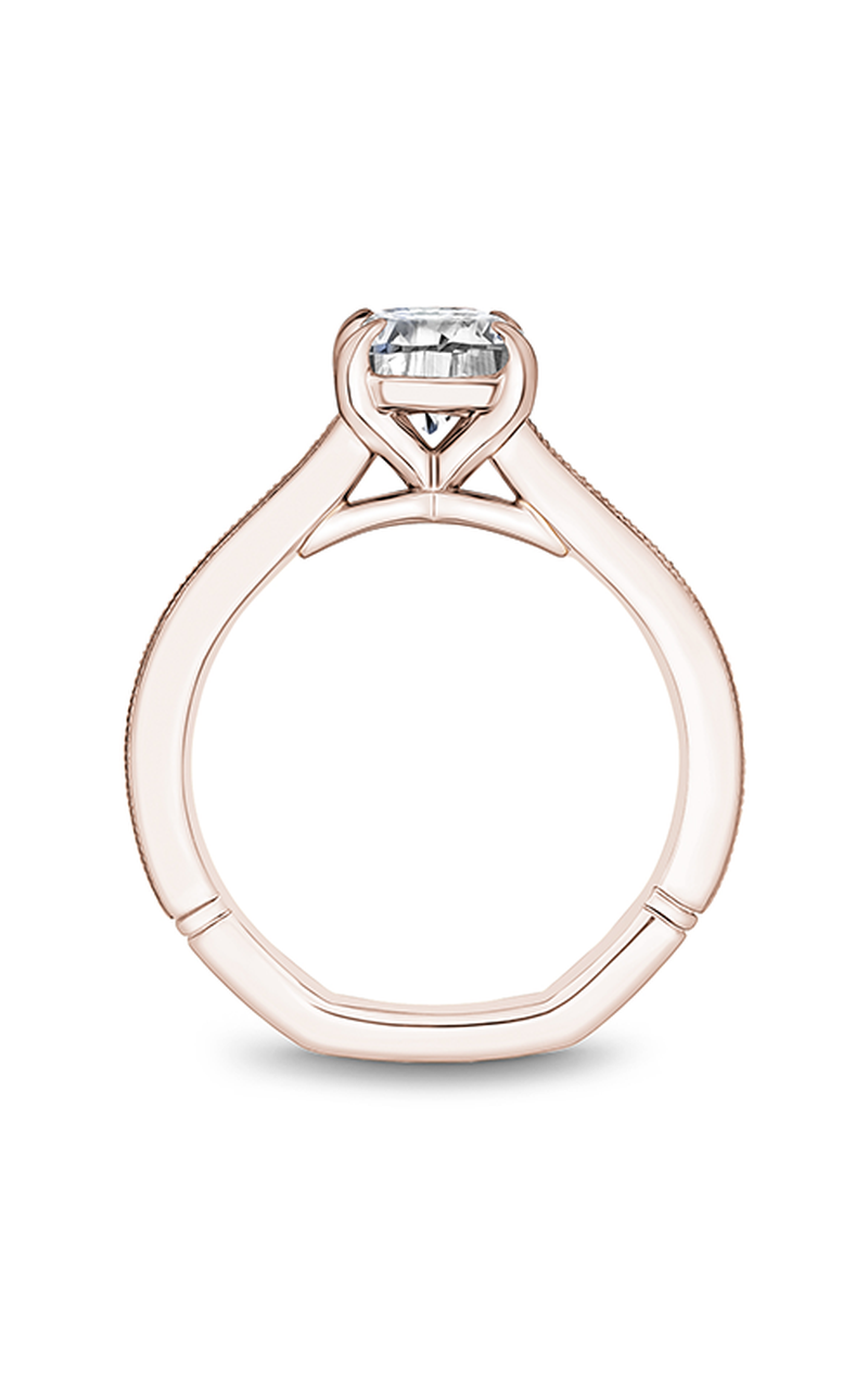 18K Rose Gold Atelier Solitaire Oval Engagement Ring
