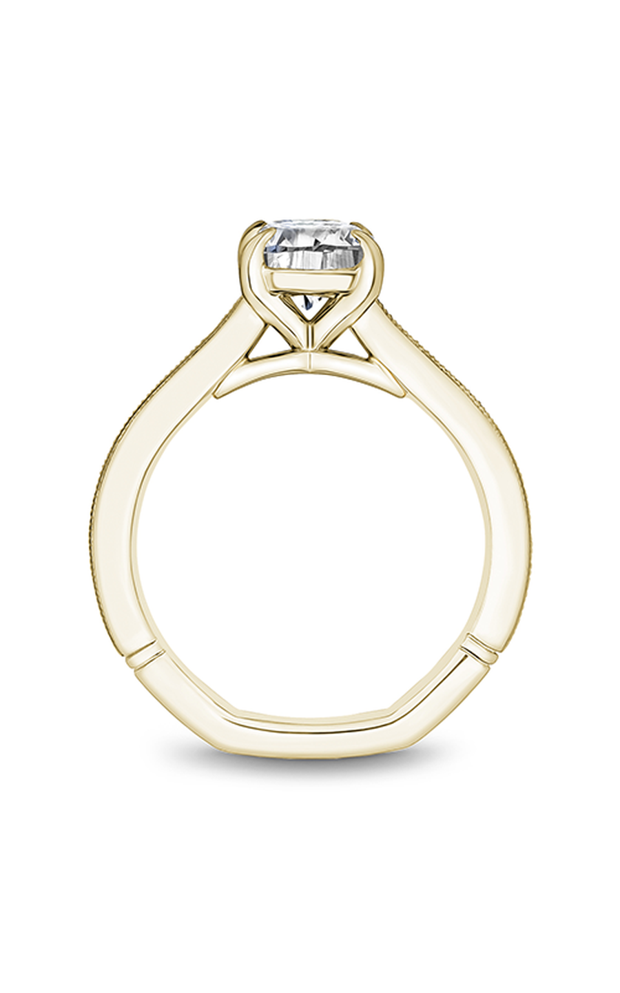 18K Yellow Gold Atelier Solitaire Oval Engagement Ring