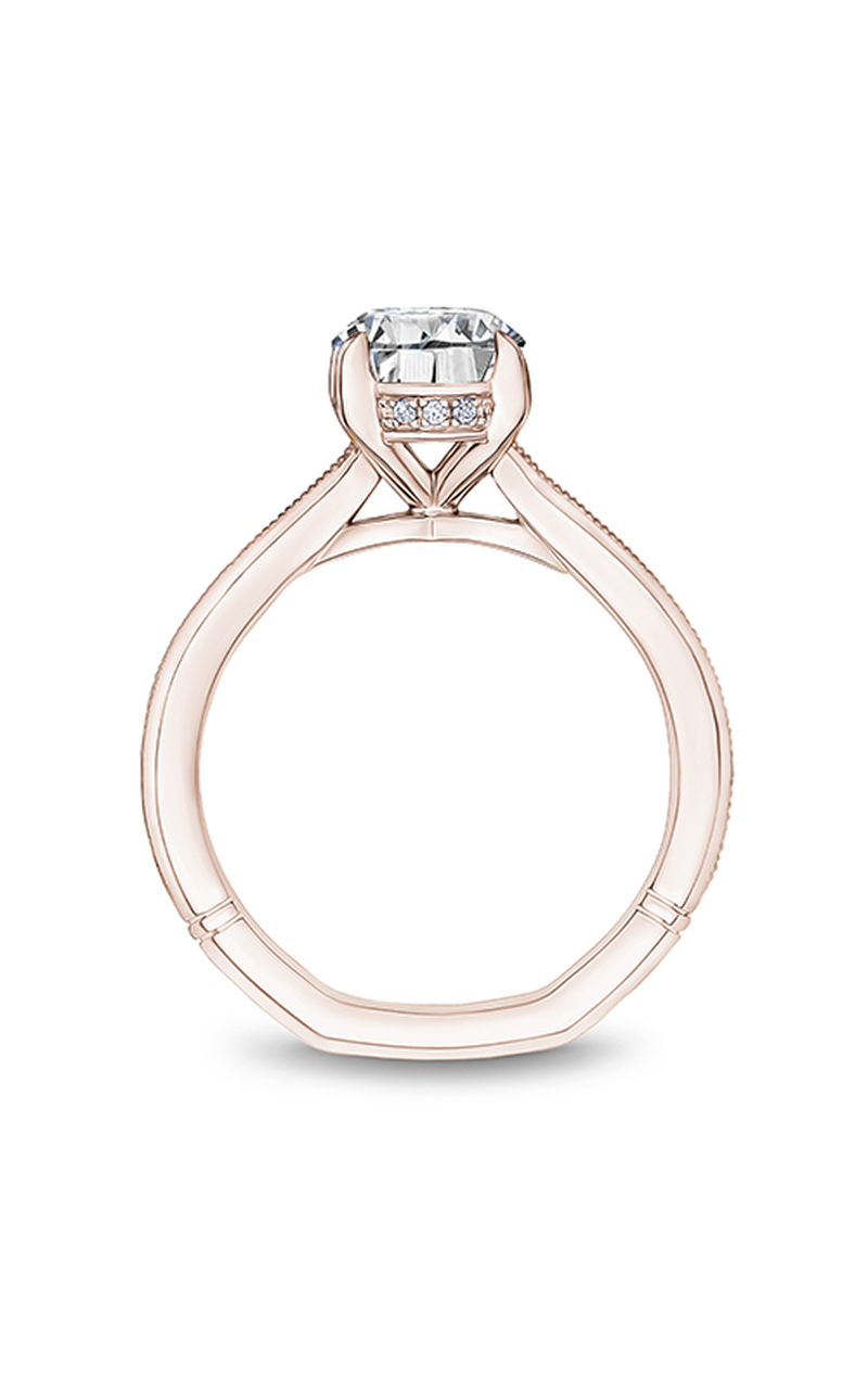 18K Rose Gold Atelier Solitaire Oval Engagement Ring