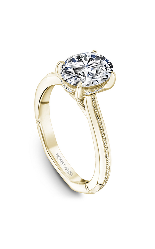 18K Yellow Gold Atelier Solitaire Oval Engagement Ring