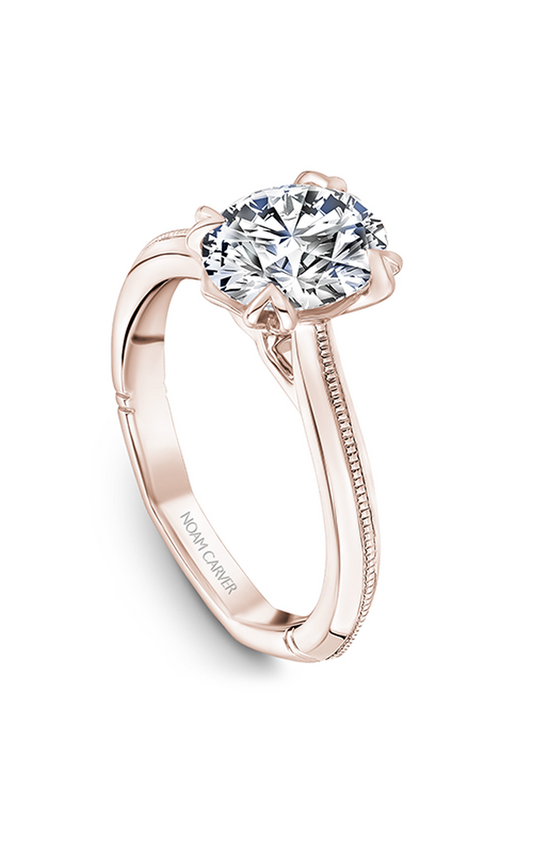 18K Rose Gold Atelier Solitaire Oval Engagement Ring