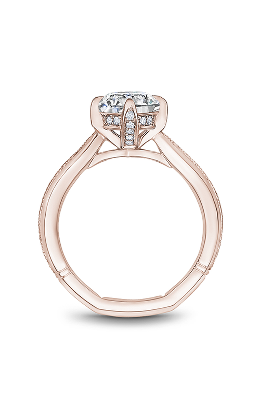 18K Rose Gold Atelier Solitaire Oval Engagement Ring