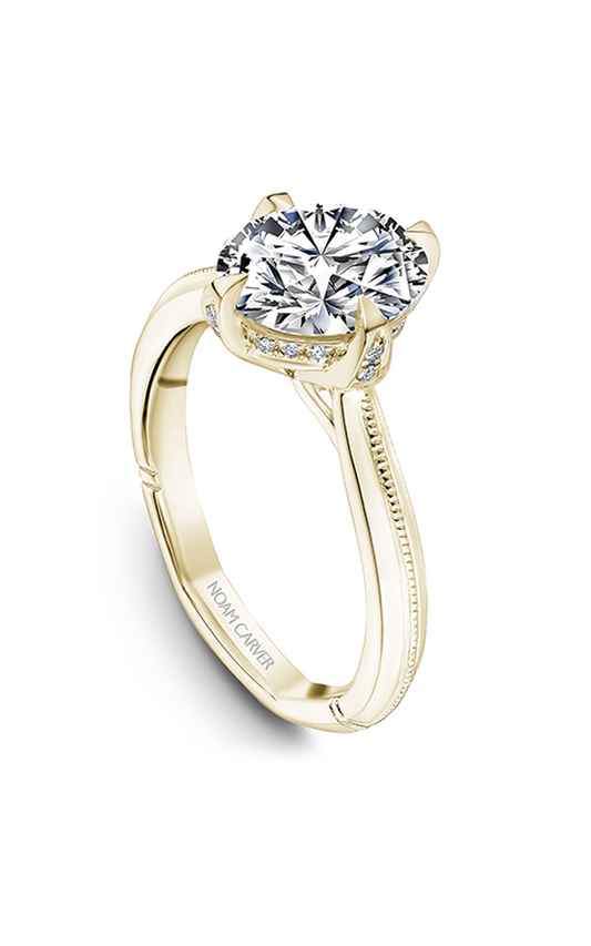 18K Yellow Gold Atelier Solitaire Oval Engagement Ring