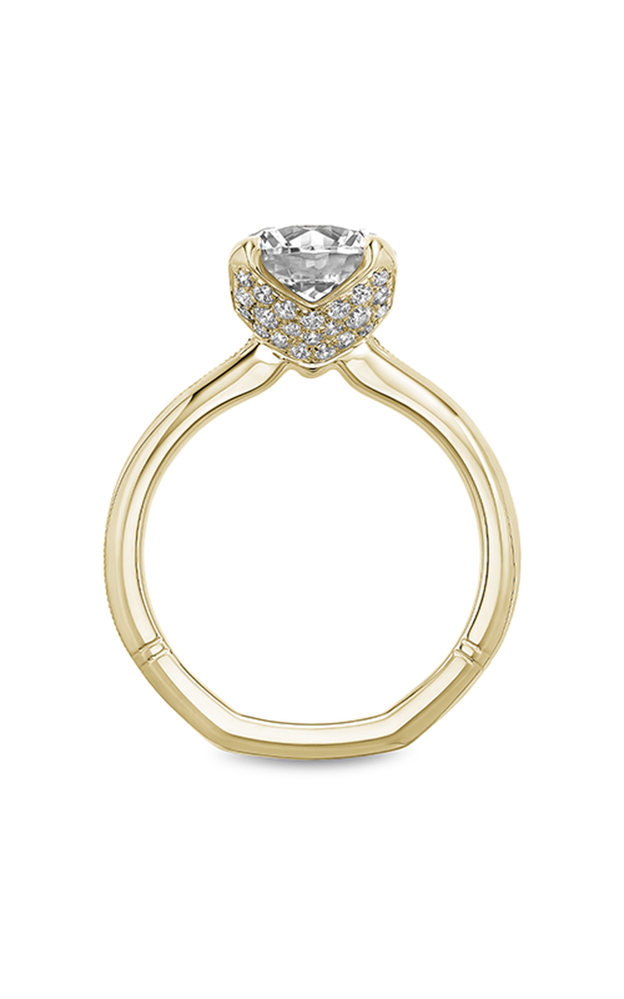 14K Yellow Gold Atelier Solitaire Round Engagement Ring