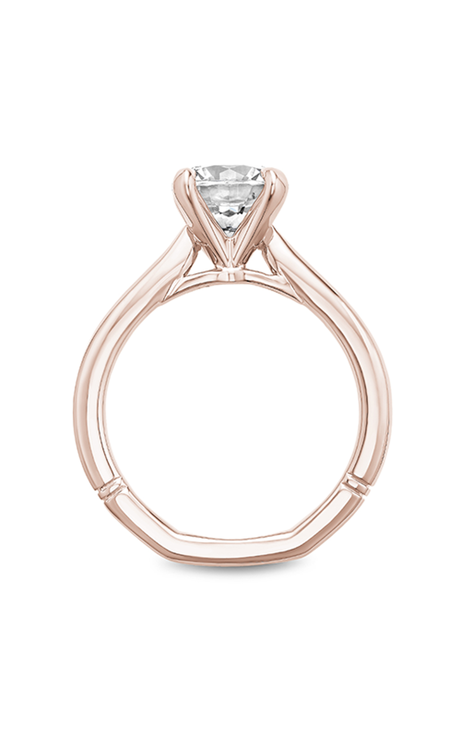 14K Rose Gold Atelier Solitaire Round Engagement Ring
