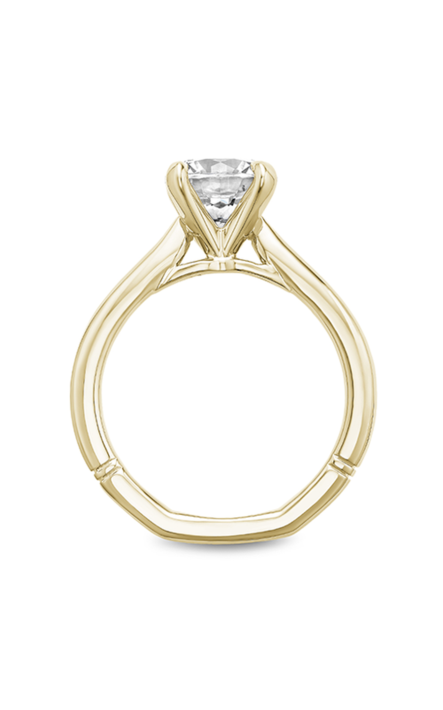 18K Yellow Gold Atelier Solitaire Round Engagement Ring