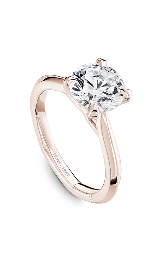 14K Rose Gold Atelier Solitaire Round Engagement Ring