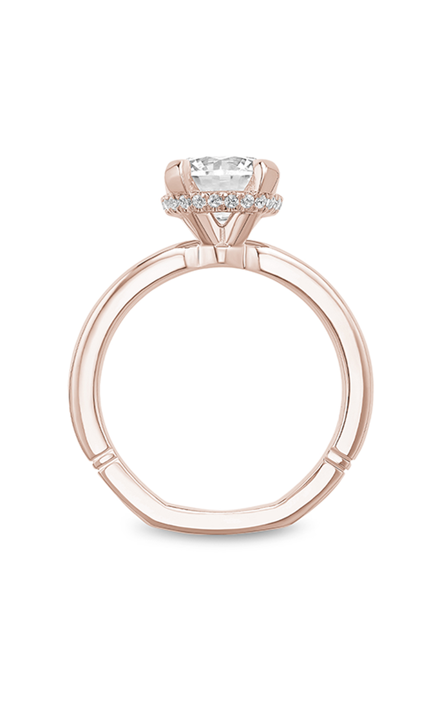 18K Rose Gold Atelier Solitaire Round Engagement Ring