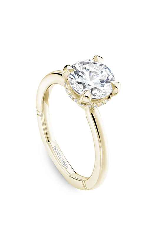 18K Yellow Gold Atelier Solitaire Round Engagement Ring
