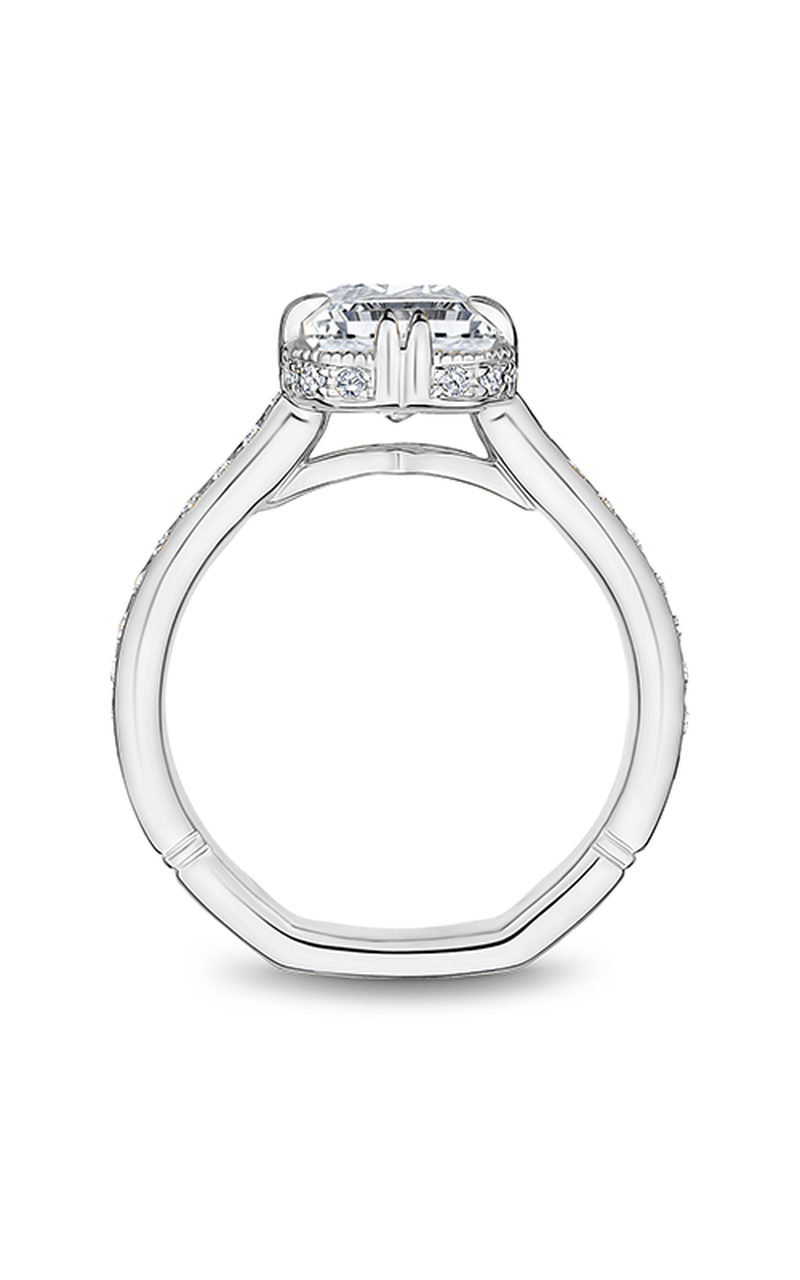 Platinum Atelier Halo Emerald Engagement Ring