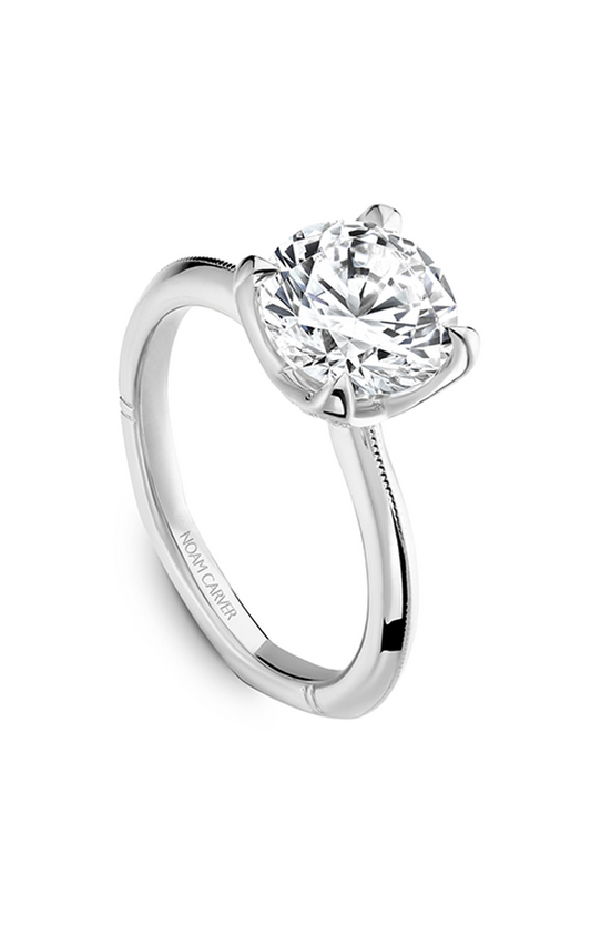 Platinum Atelier Solitaire Round Engagement Ring