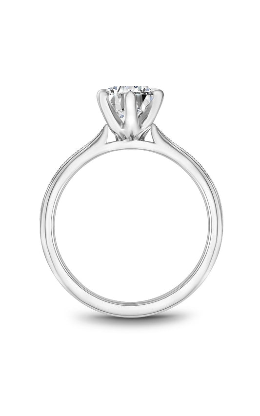 Platinum Solitaire Round Engagement Ring