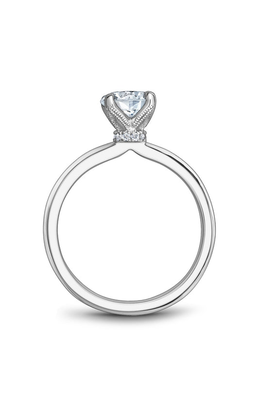 Platinum Solitaire Round Engagement Ring