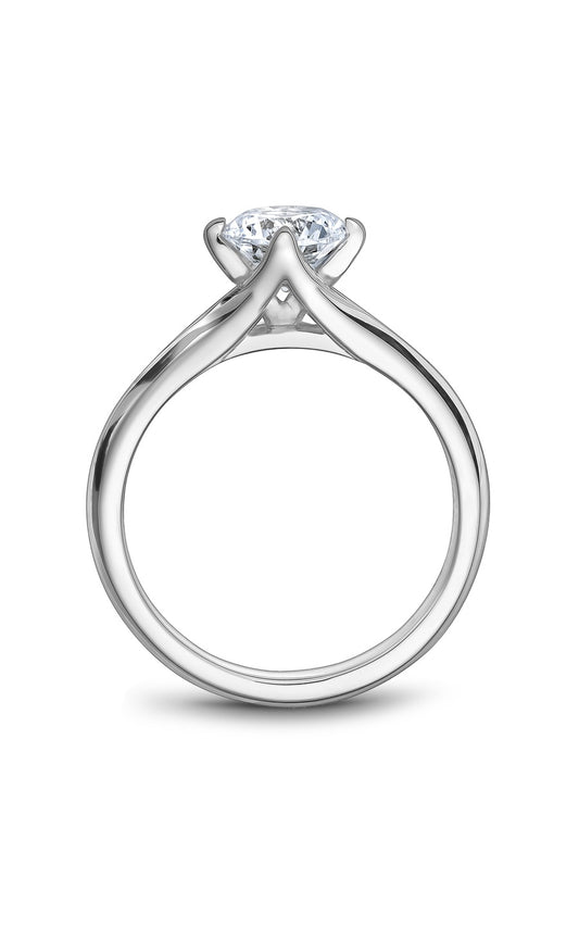 Platinum Solitaire Round Engagement Ring
