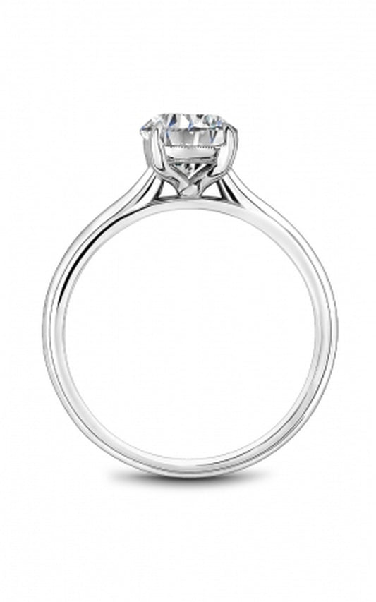 Platinum Solitaire Round Engagement Ring