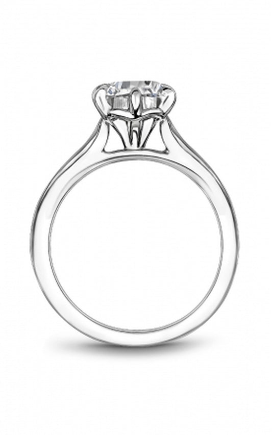 Platinum Solitaire Round Engagement Ring
