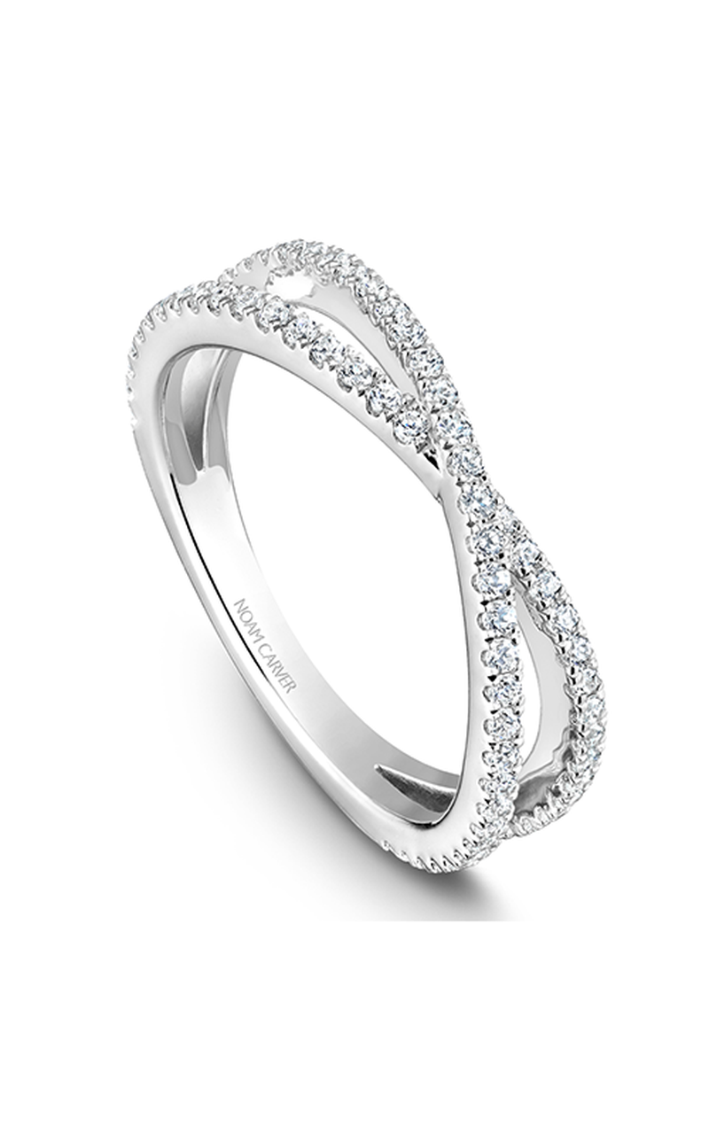18K White Gold Stackables Round Wedding Band