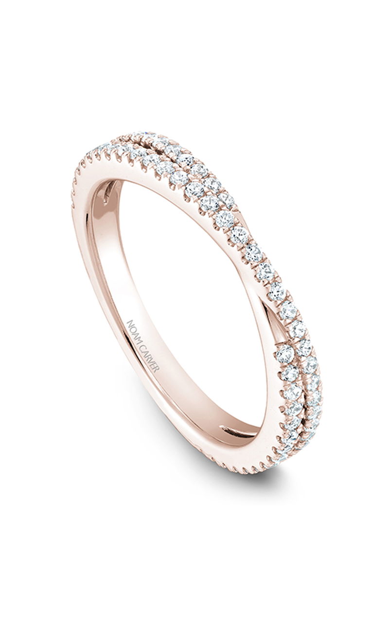 18K Rose Gold Stackables Round Wedding Band