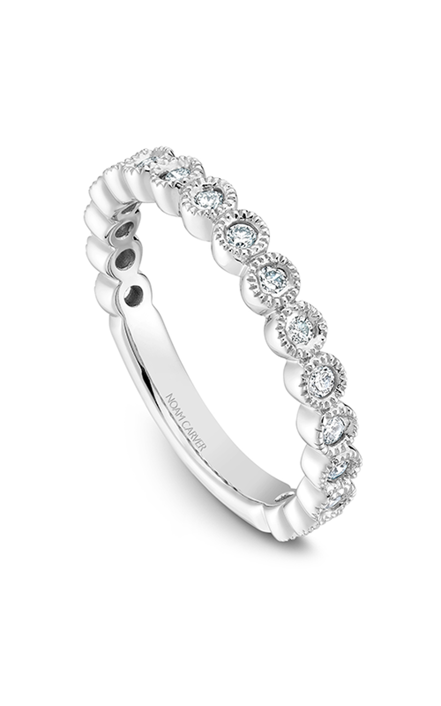 Platinum Stackables Round Wedding Band