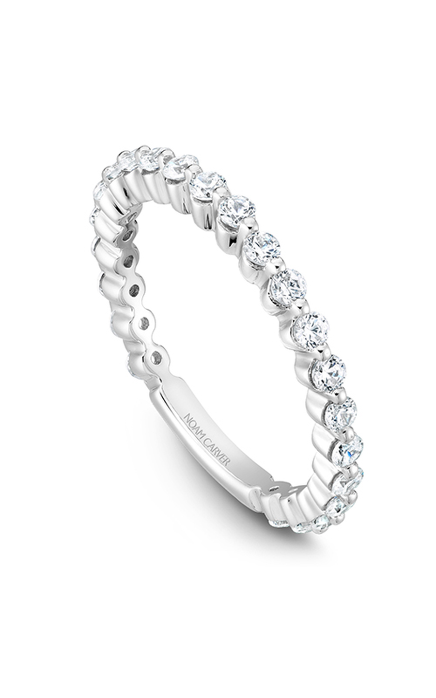 Platinum Stackables Round Wedding Band