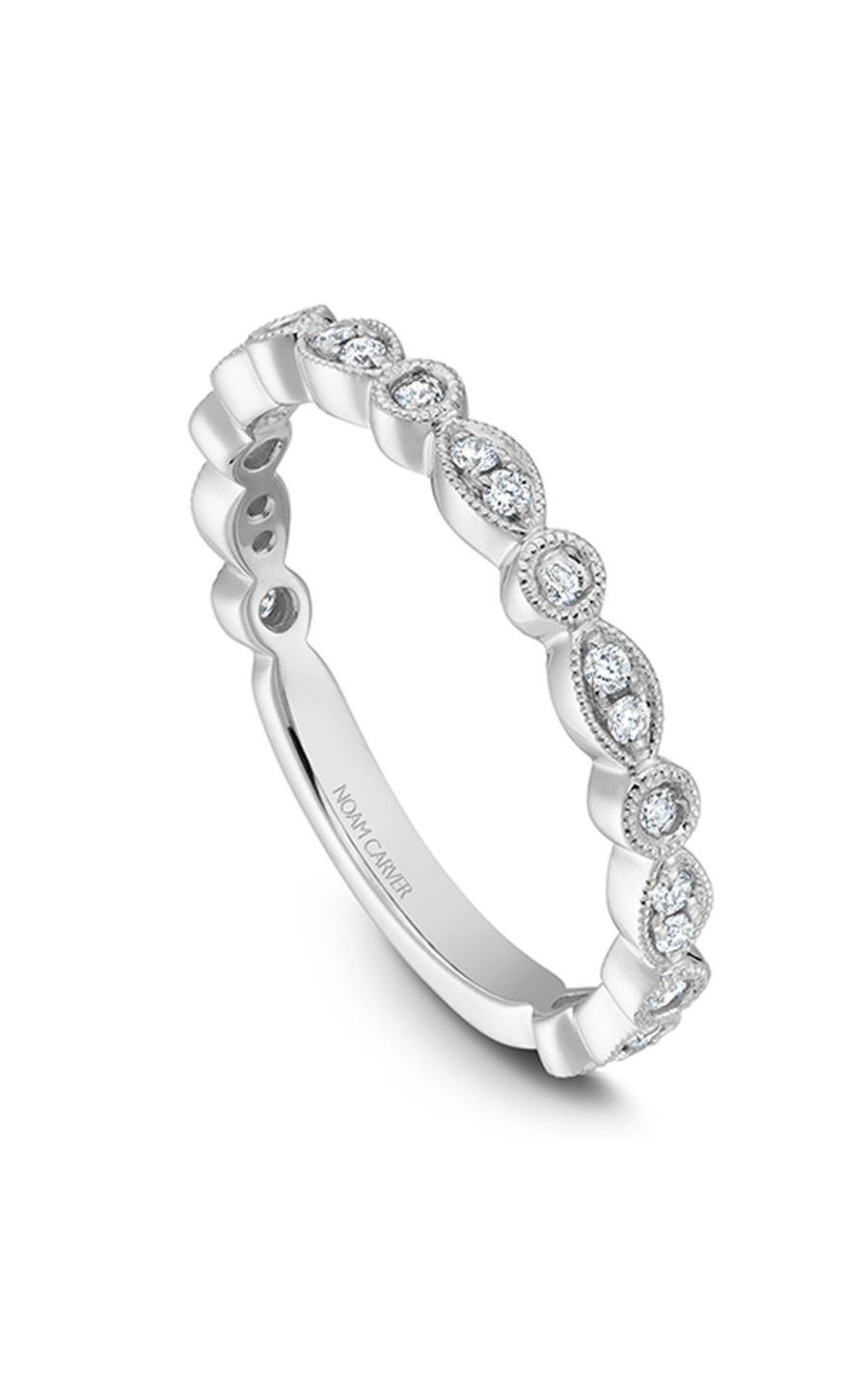 Platinum Stackables Round Wedding Band