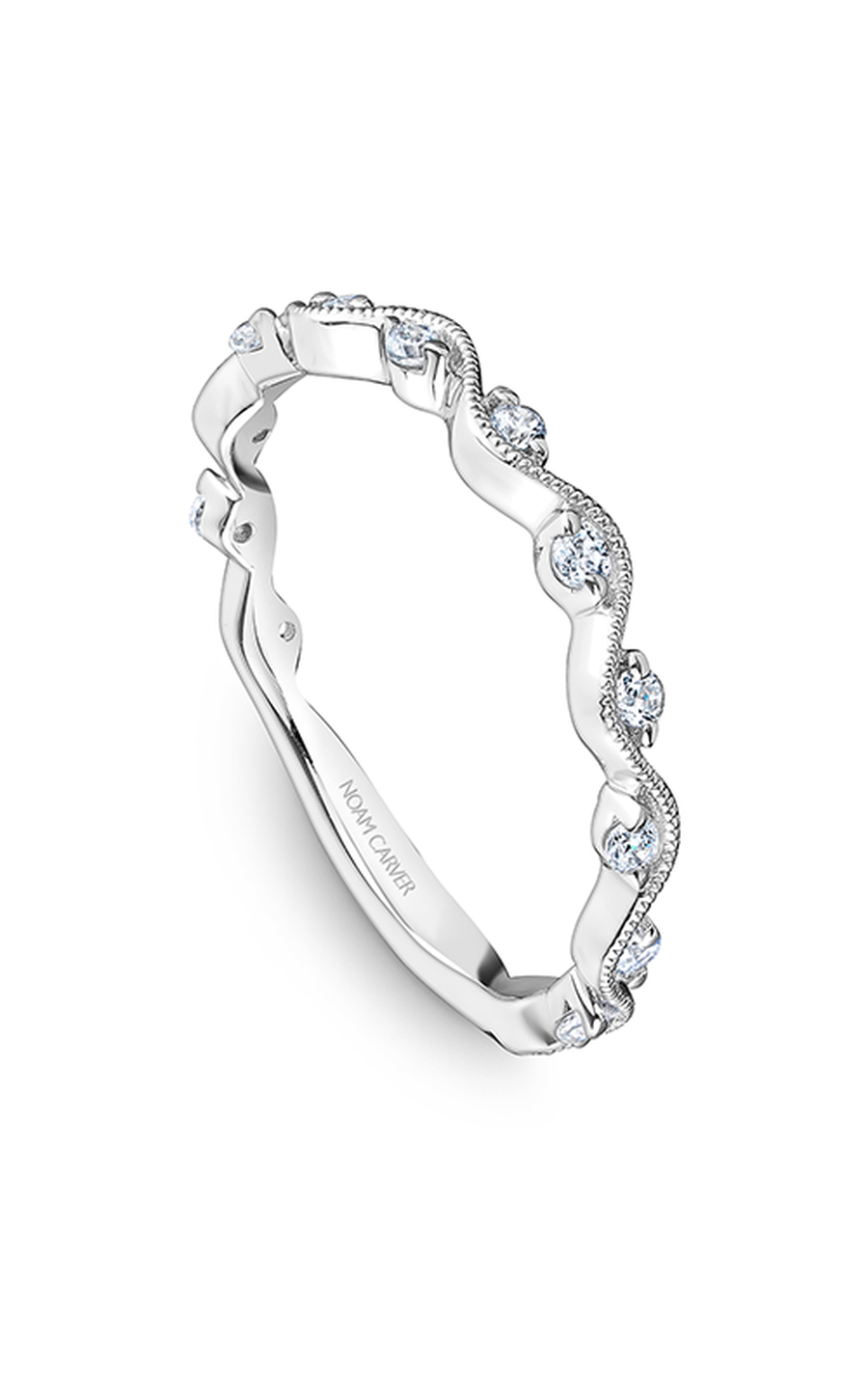 Platinum Stackables Round Wedding Band