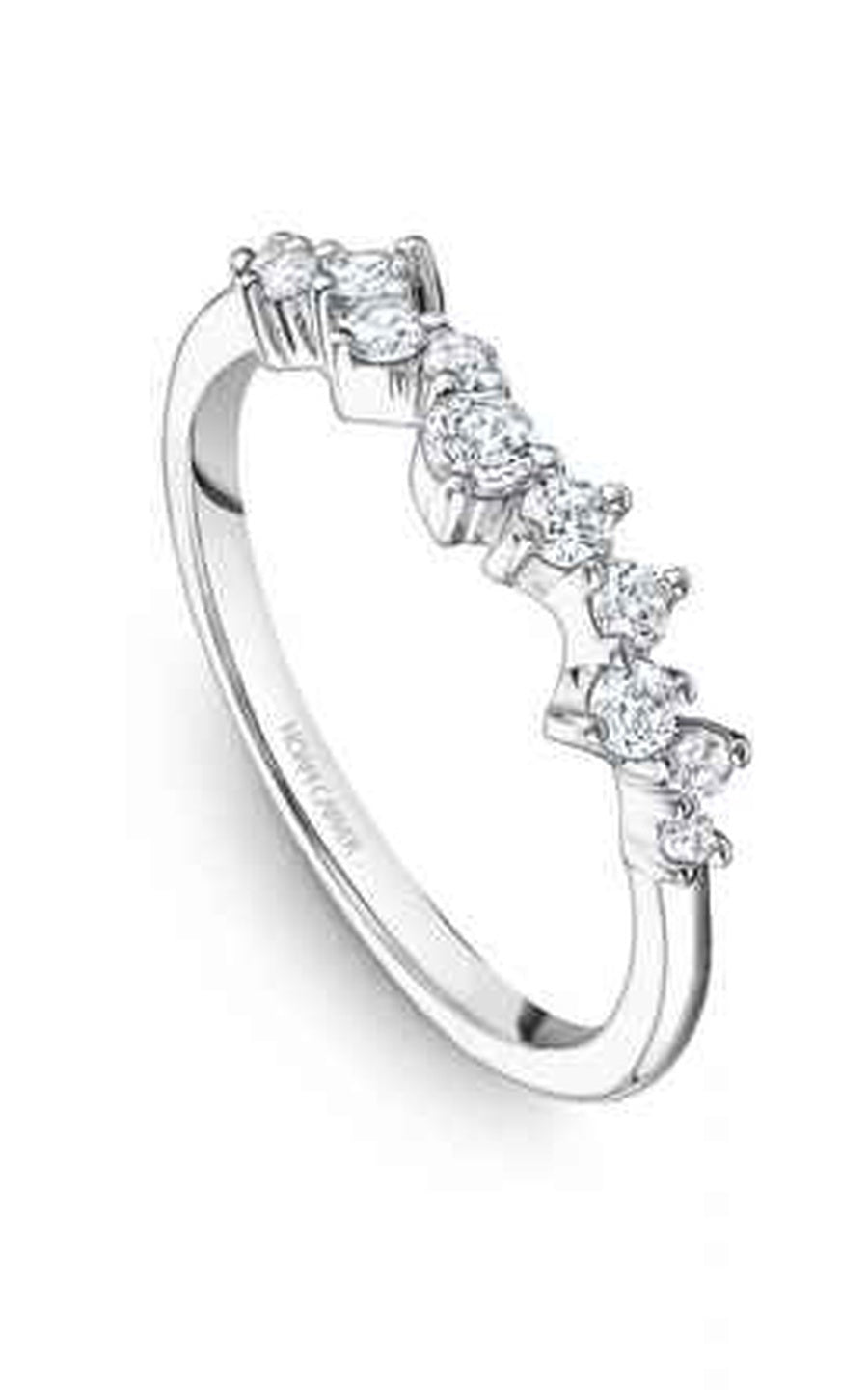 Platinum Stackables Round Wedding Band