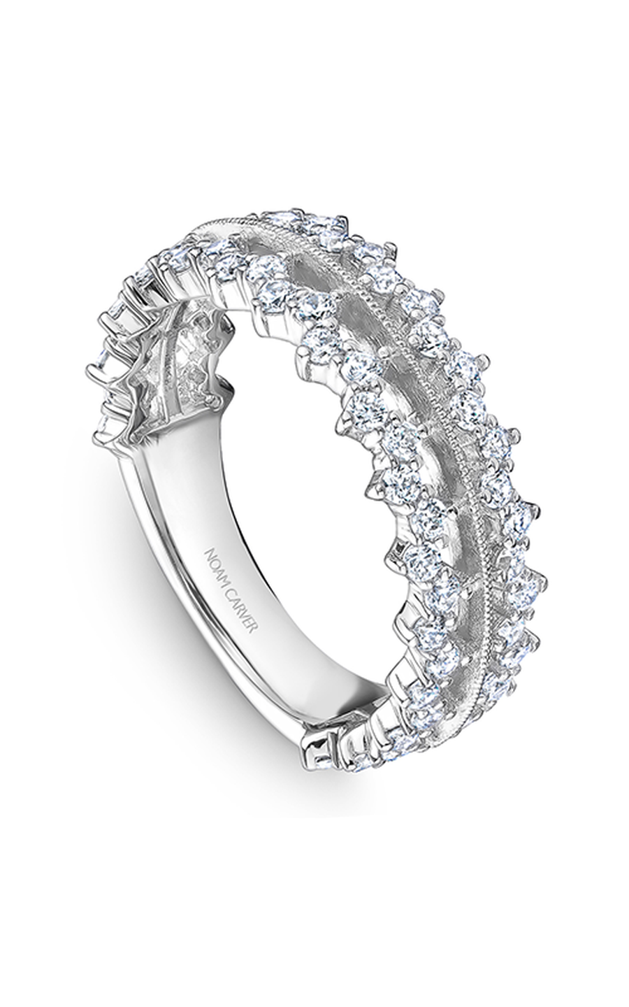Platinum Stackables Round Wedding Band