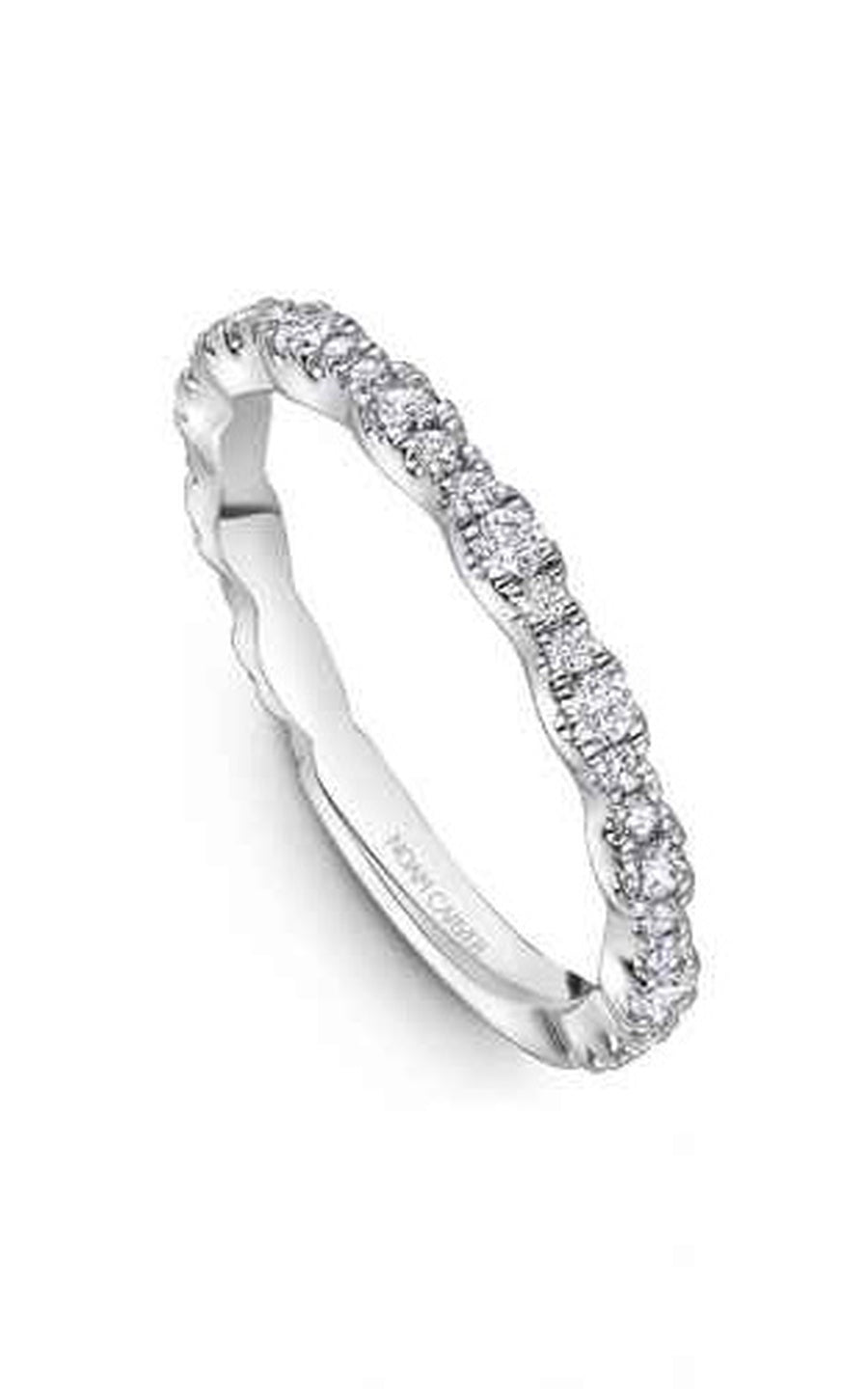 Platinum Stackables Round Wedding Band
