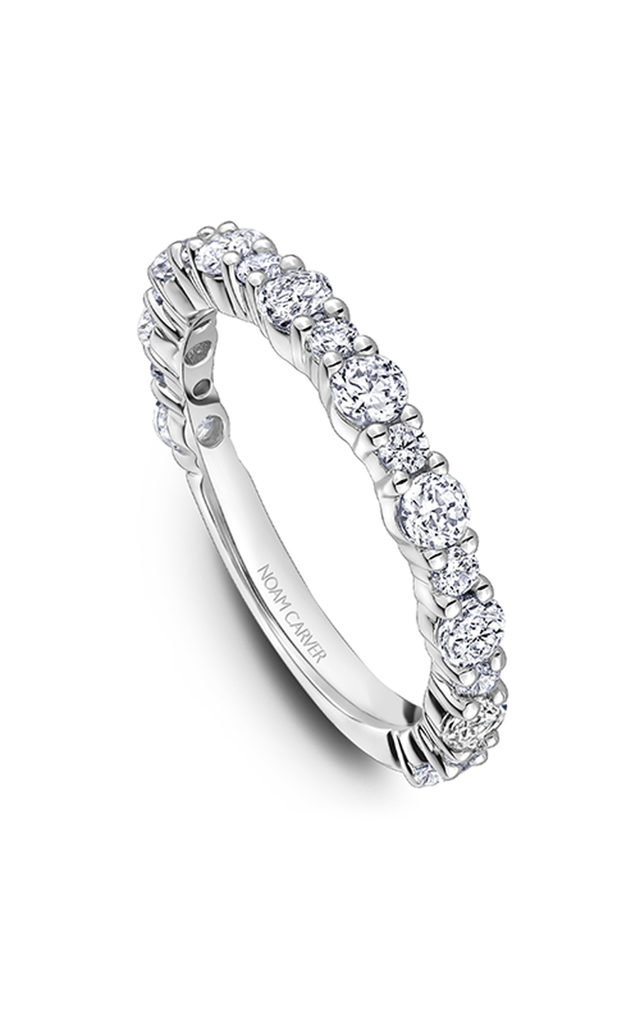 Platinum Stackables Round Wedding Band