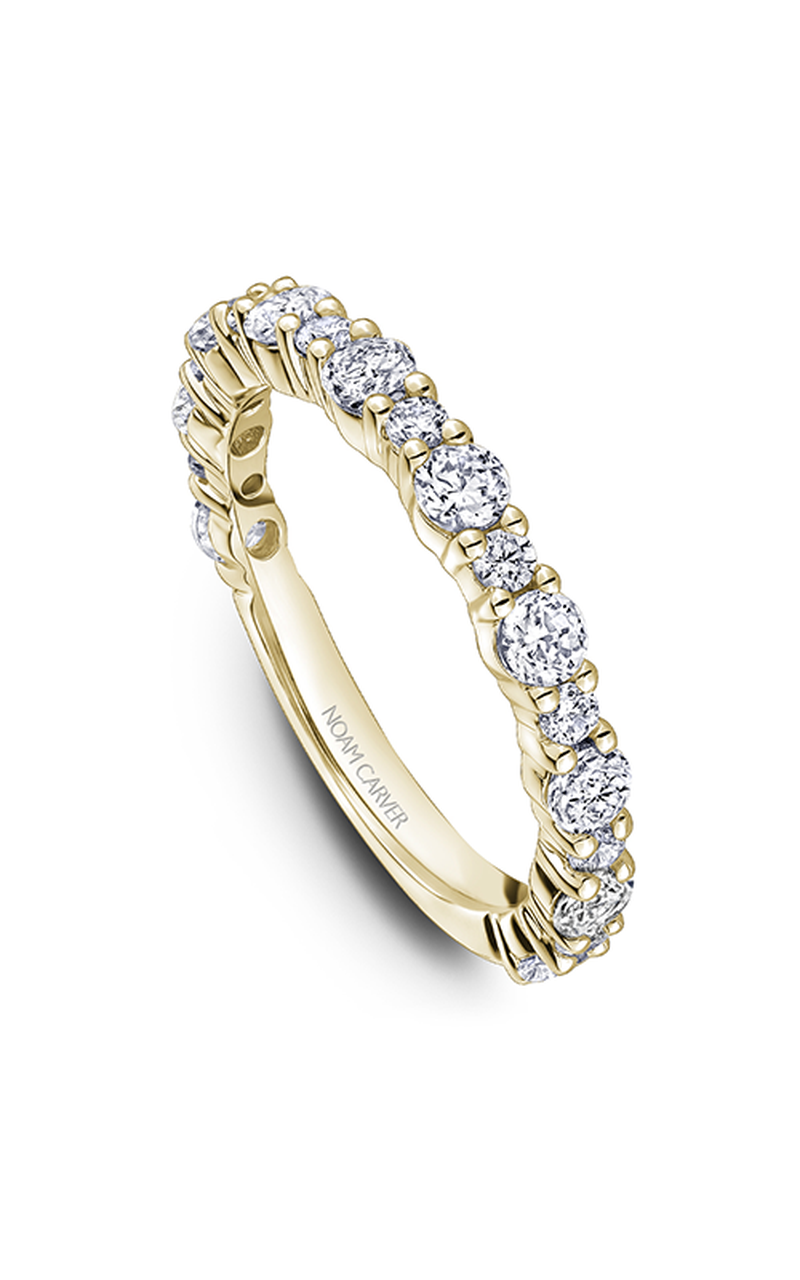 18K Yellow Gold Stackables Round Wedding Band