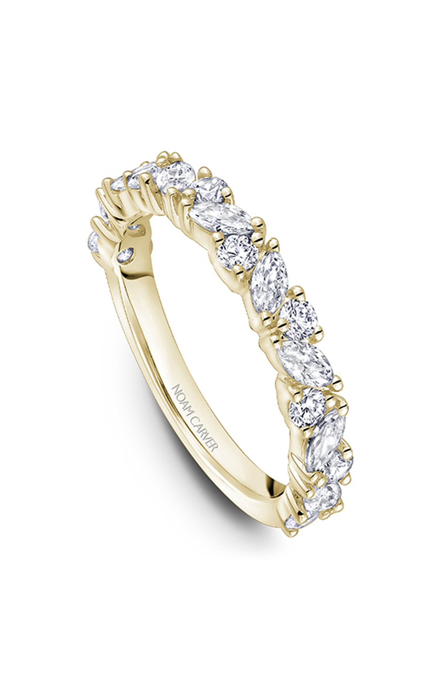 14K Yellow Gold Stackables Round Wedding Band