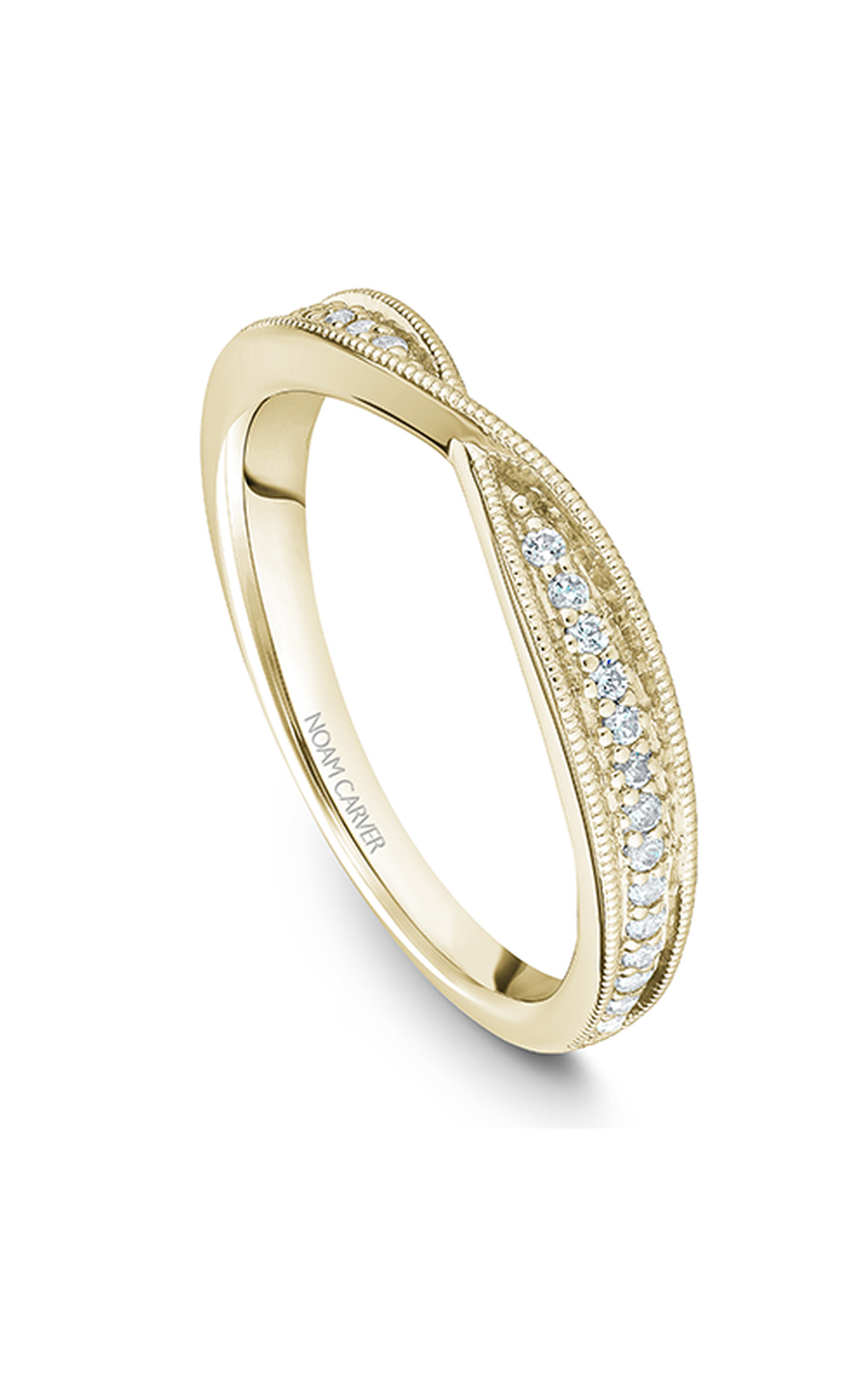 18K Yellow Gold Stackables Round Wedding Band