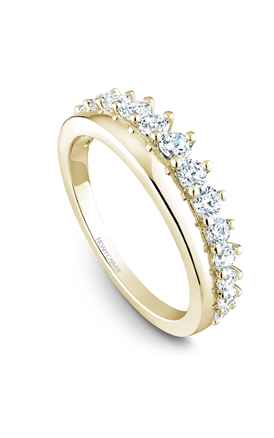 18K Yellow Gold Stackables Round Wedding Band