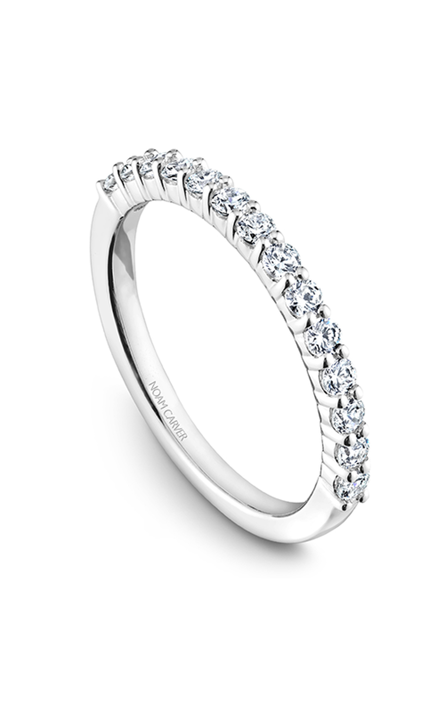 Platinum Stackables Round Wedding Band