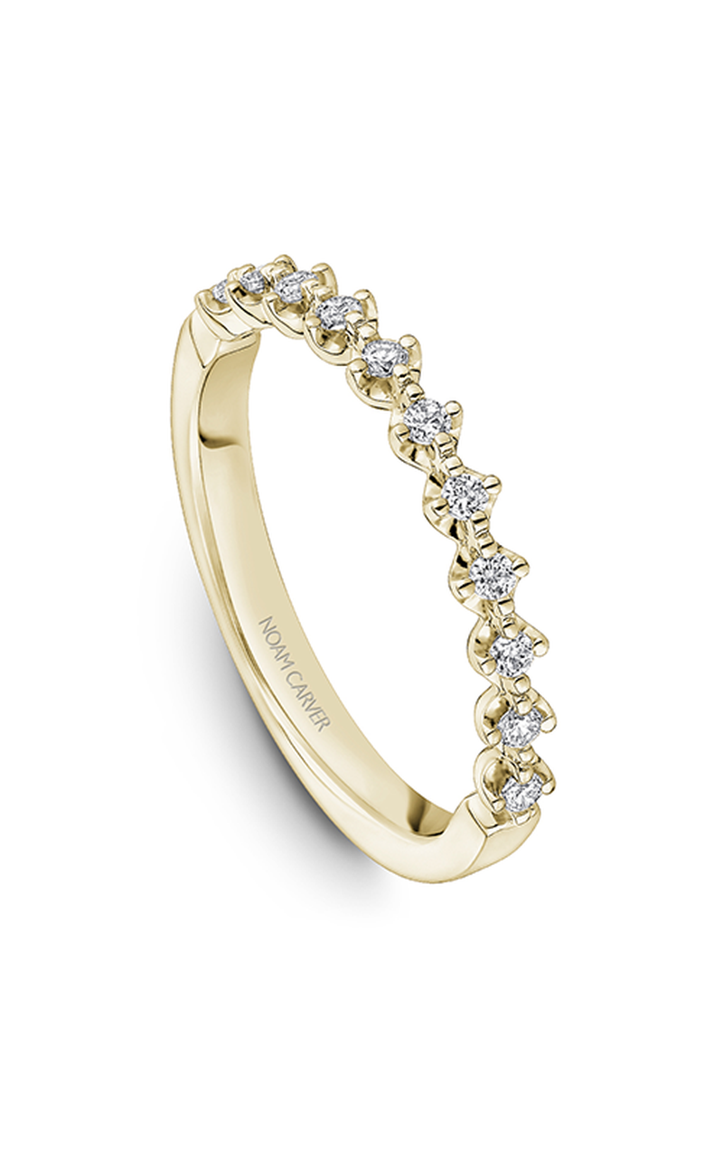 14K Yellow Gold Stackables Round Wedding Band
