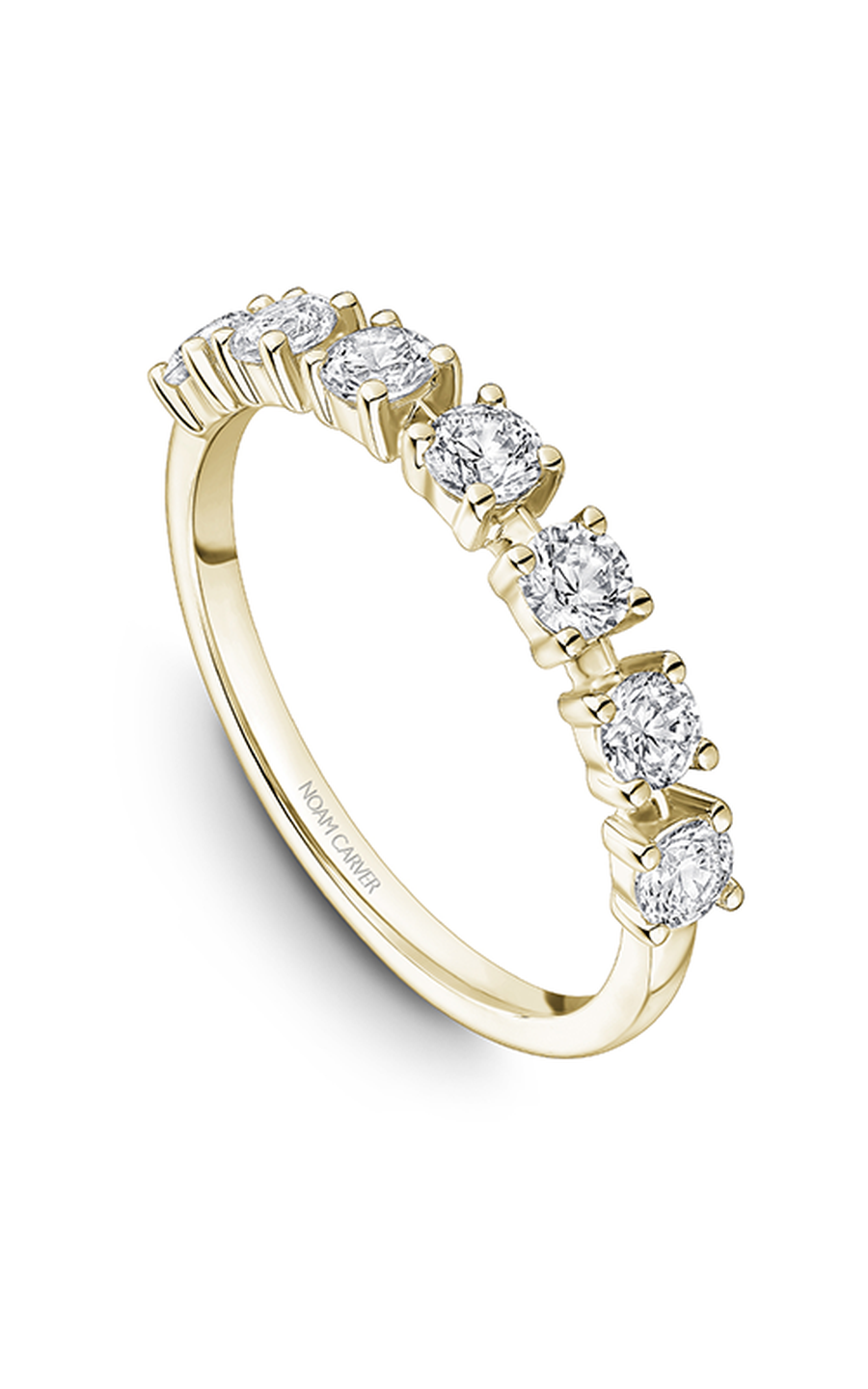 18K Yellow Gold Stackables Round Wedding Band