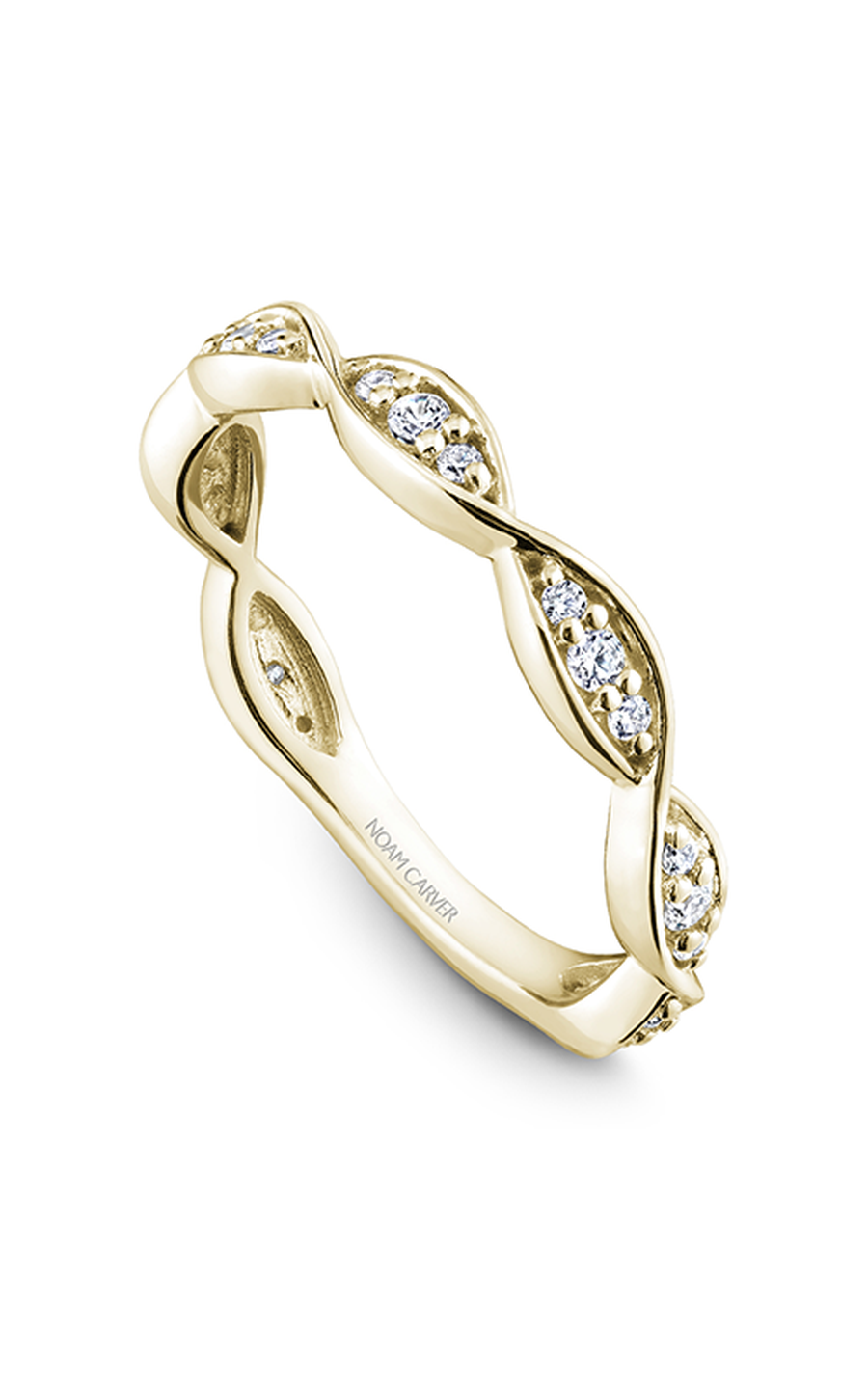 18K Yellow Gold Stackables Round Wedding Band