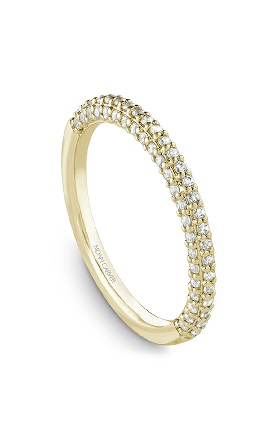 18K Yellow Gold Stackables Round Wedding Band