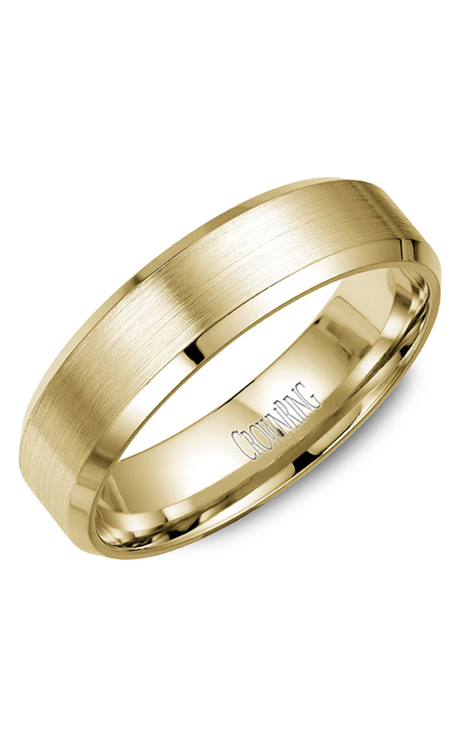 CrownRing Classic Wedding Band WB-7007Y