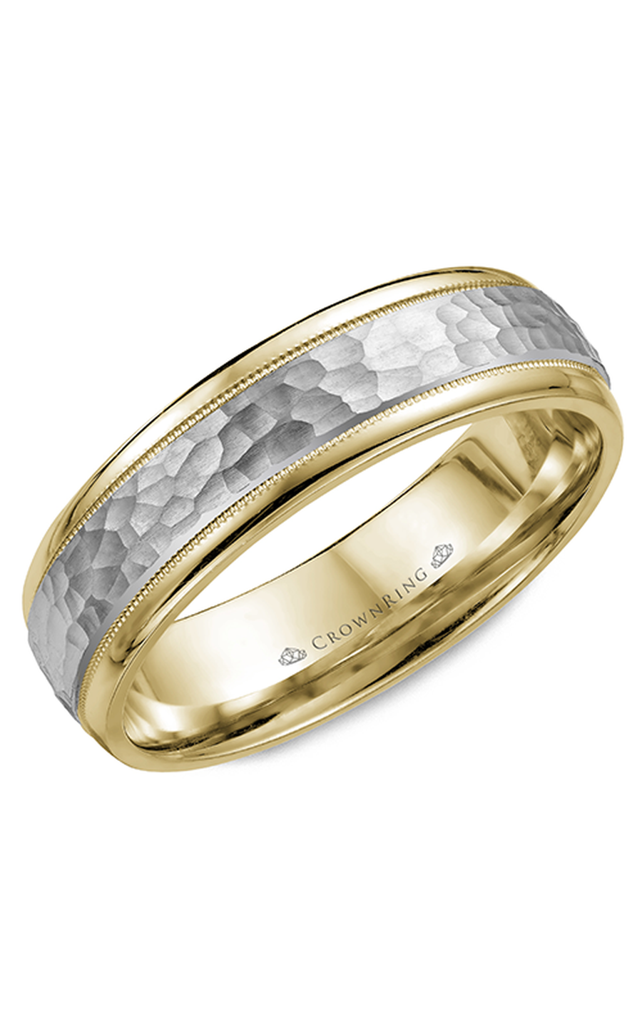 CrownRing Carved Wedding Band WB-7926
