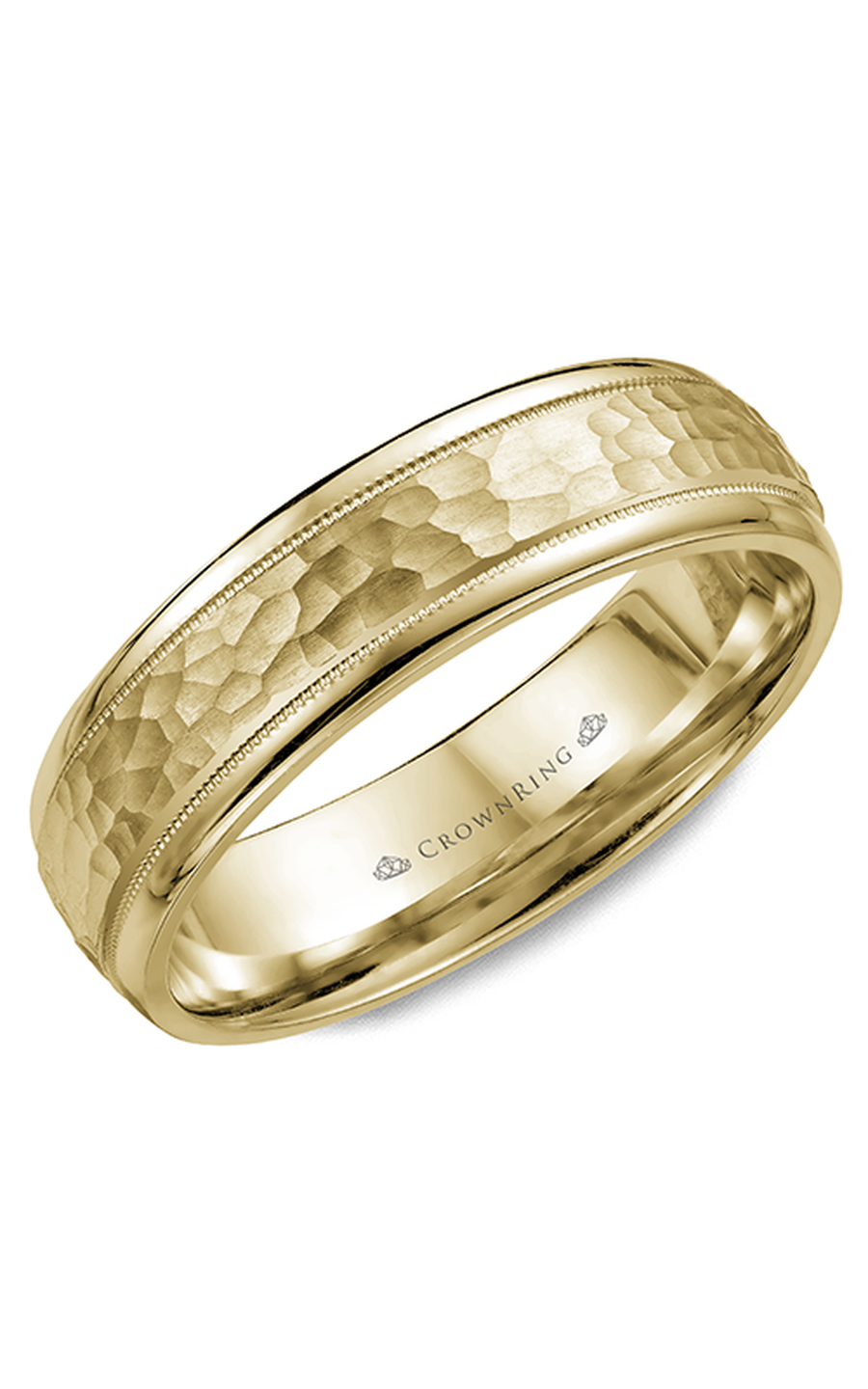 CrownRing Carved Wedding Band WB-7926Y