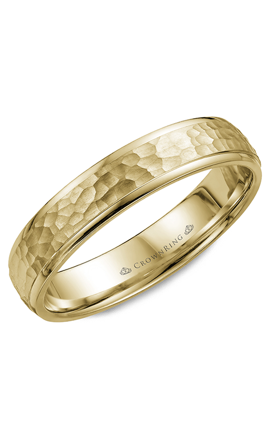 CrownRing Carved Wedding Band WB-7930Y