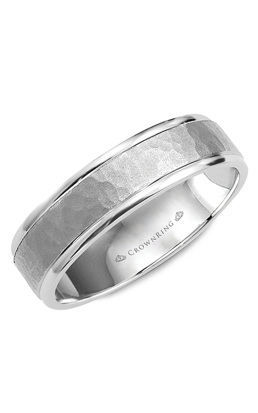 CrownRing Carved Wedding Band WB-8140