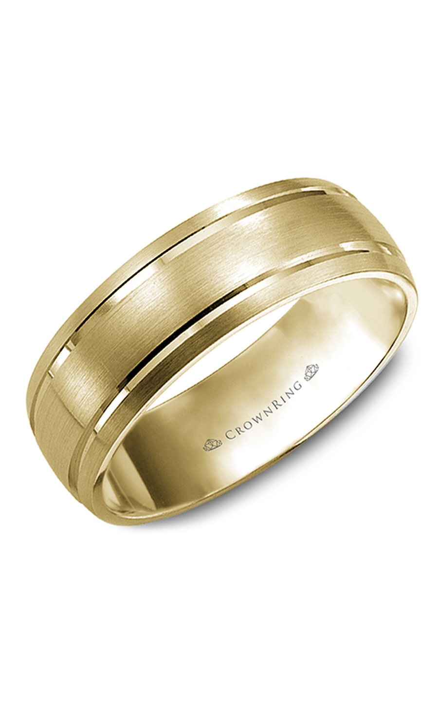 CrownRing Classic Wedding Band WB-9142Y